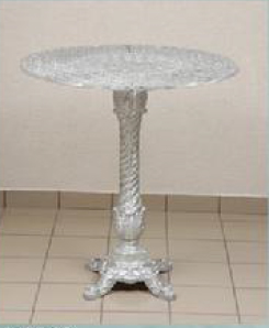 Cast Aluminum Garden Patio Furniture Weave Pub Table 